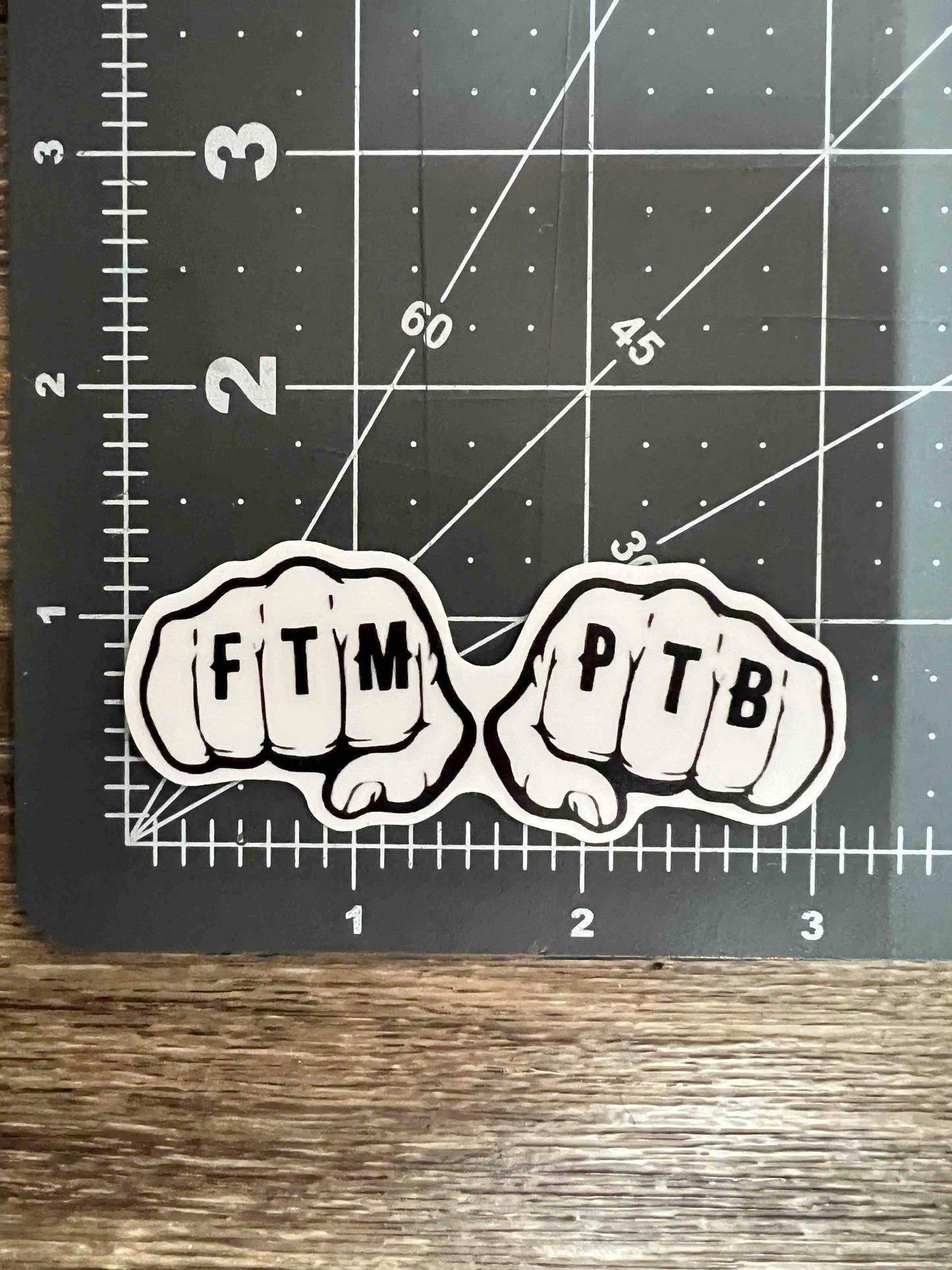 FTM PTB Double Fist Sticker (Version 2)