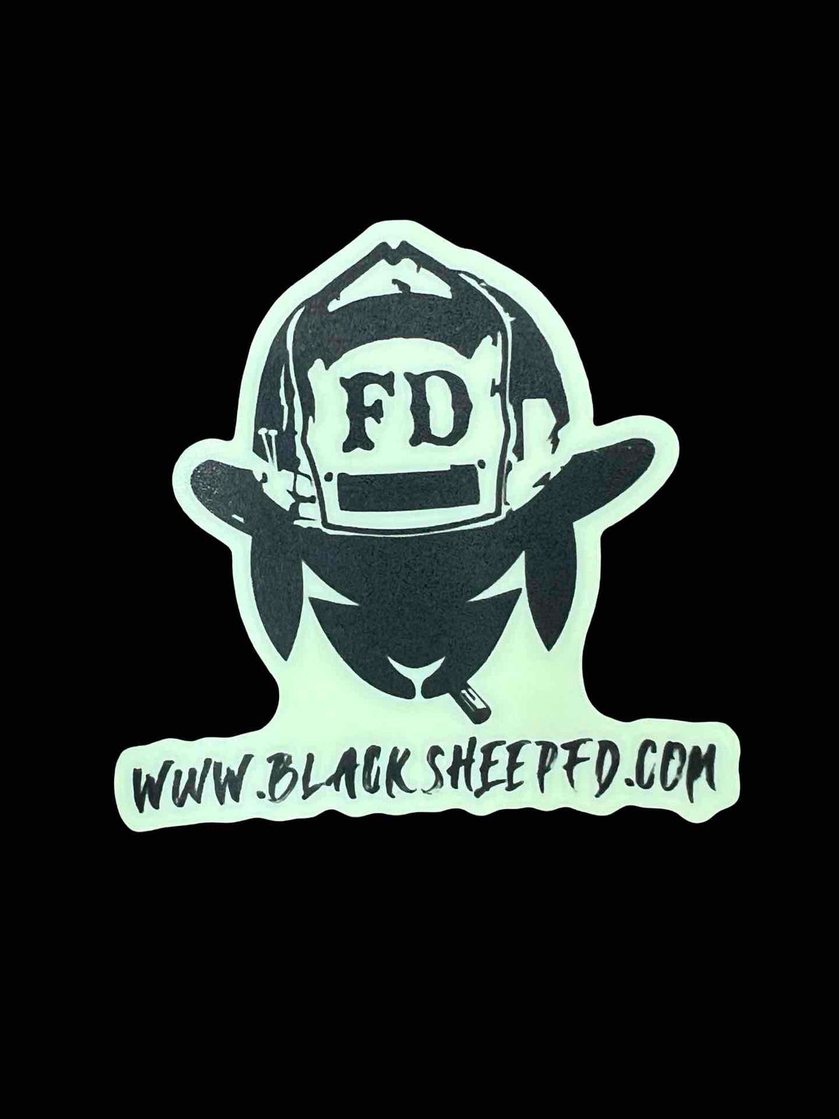 Black Sheep FD GLOW-N-DARK Stickers Bundled Pack