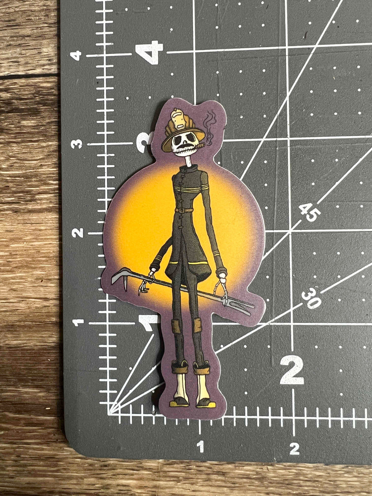 Truckie Jack Skellington Sticker