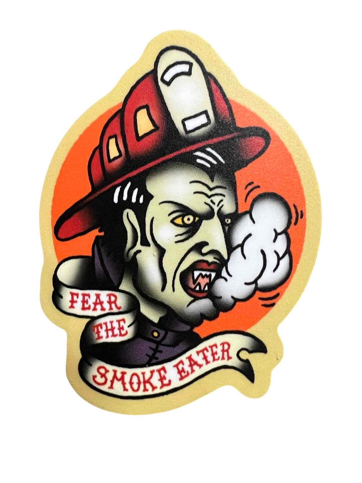 Fear the Smoke Eater Dracula Sticker