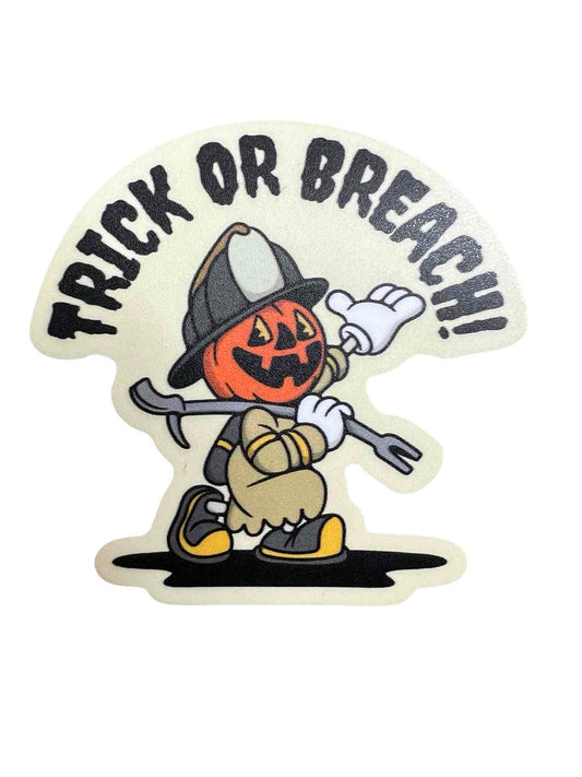 Trick or Breach Sticker
