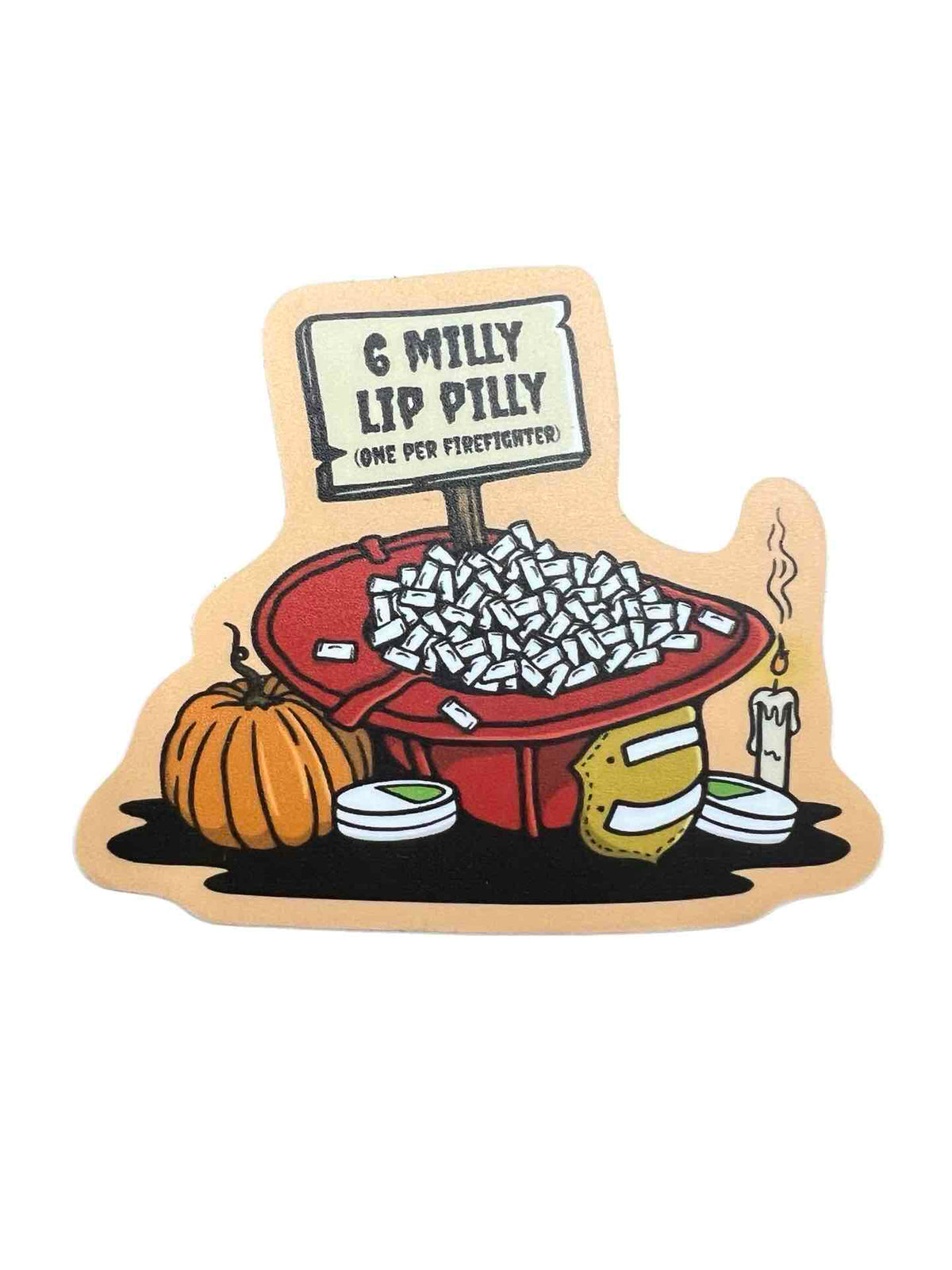 Halloween Firefighter Stickers Bundled Pack