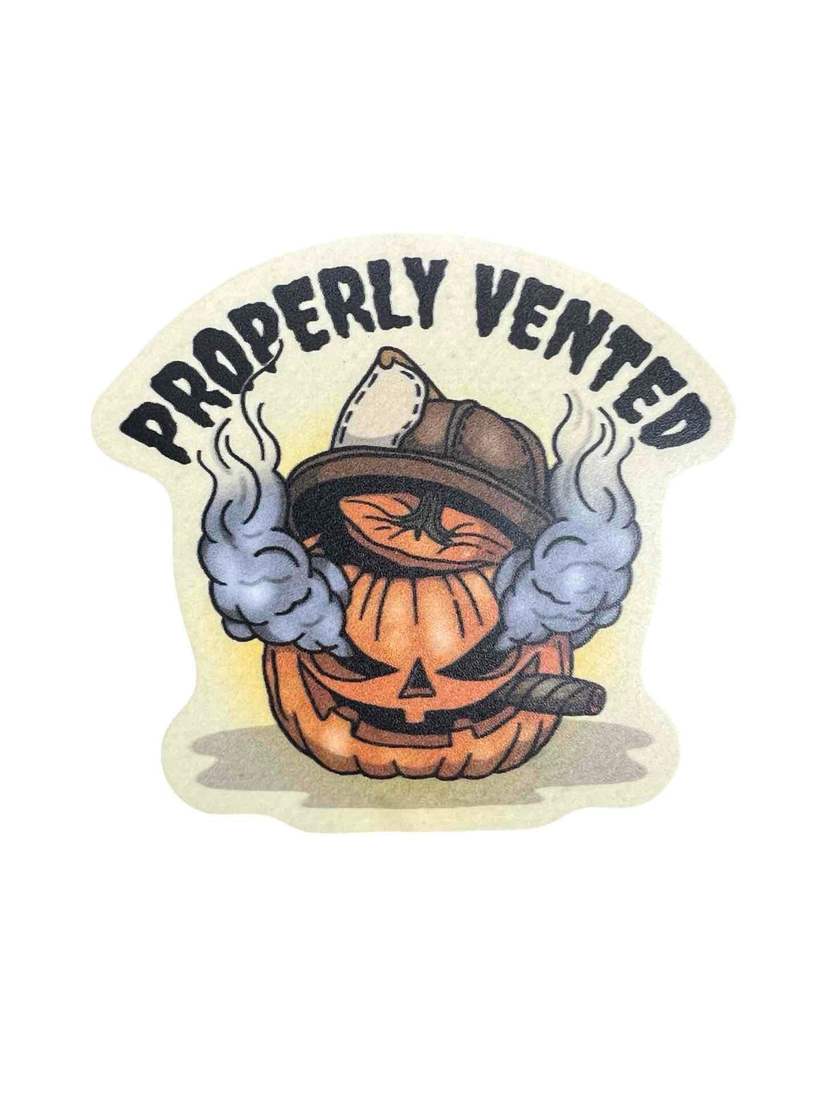 Properly Vented Sticker