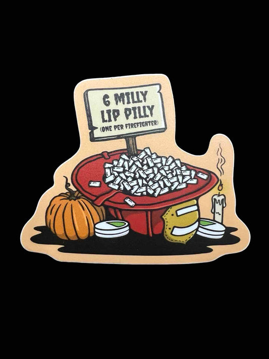 Firefighter Zynn Candy Sticker
