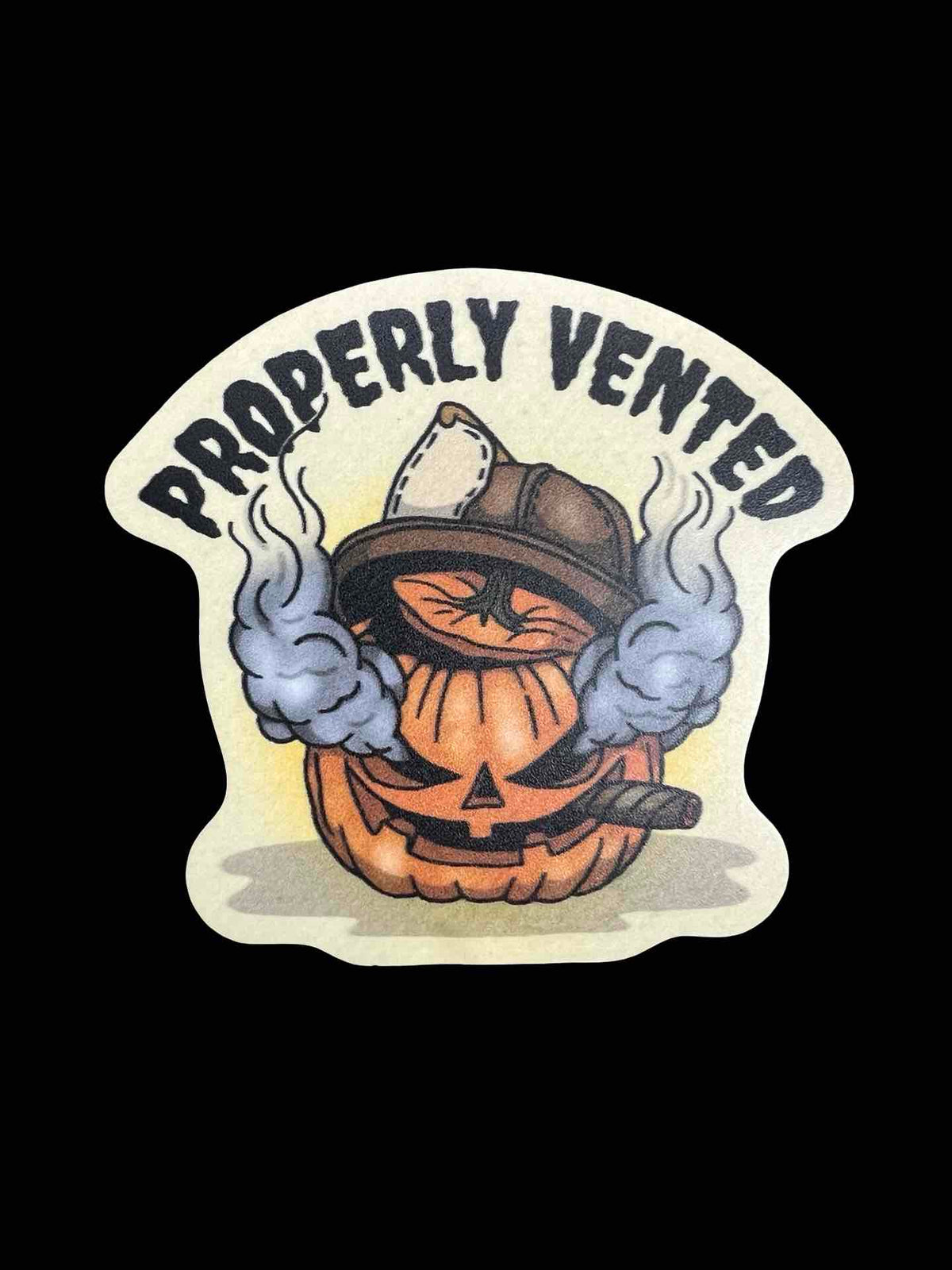 Properly Vented Sticker