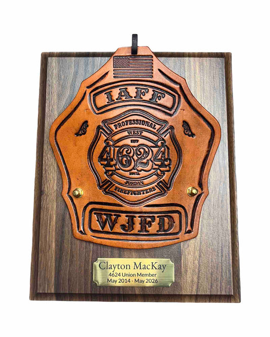 Helmet Shield Appreciation Plaque