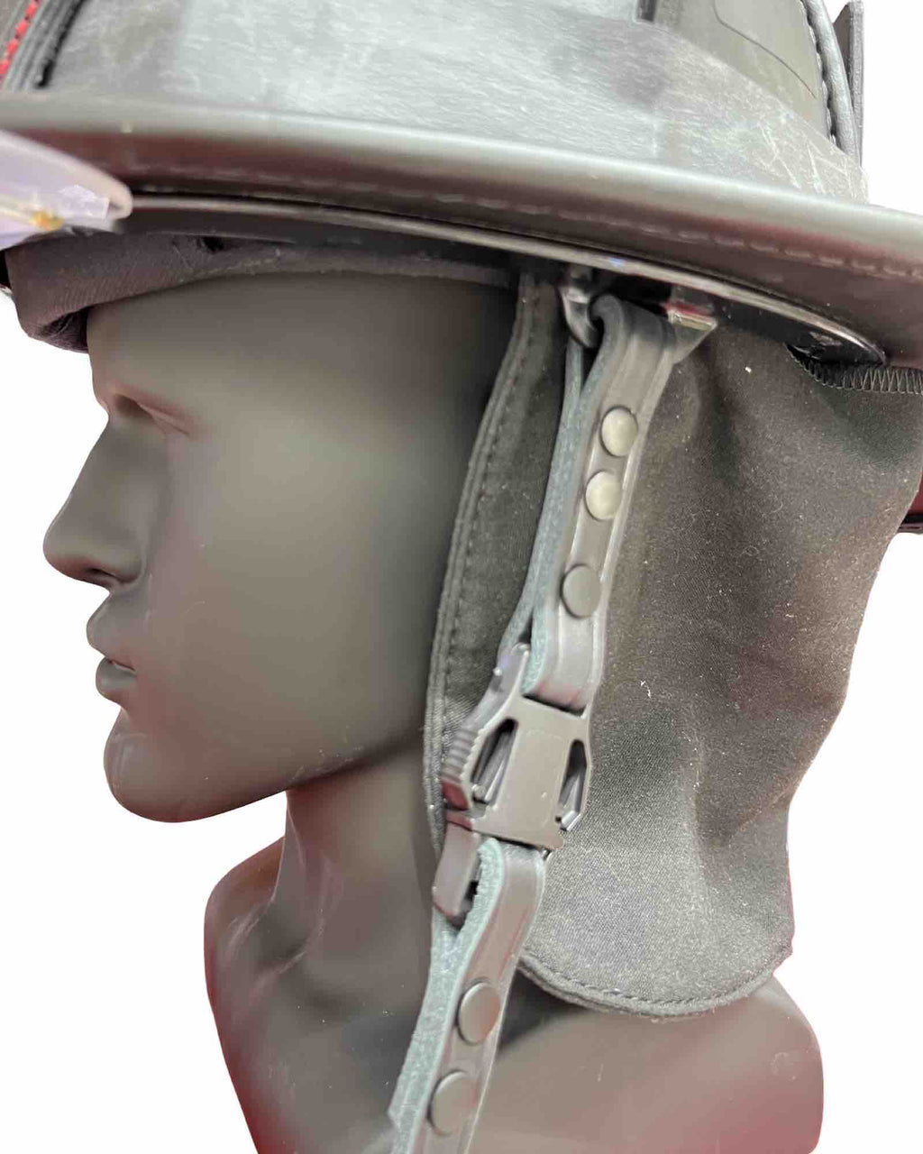 Leather Helmet Chin Strap w Quick Side Release