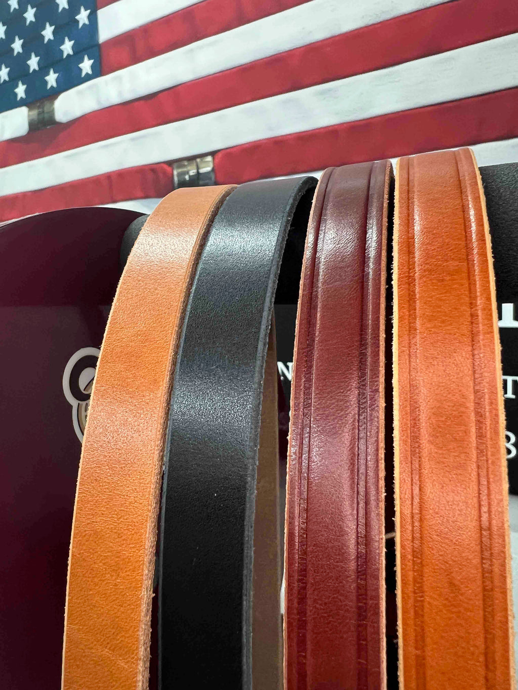 Leather Helmet Chin Strap w Quick Side Release