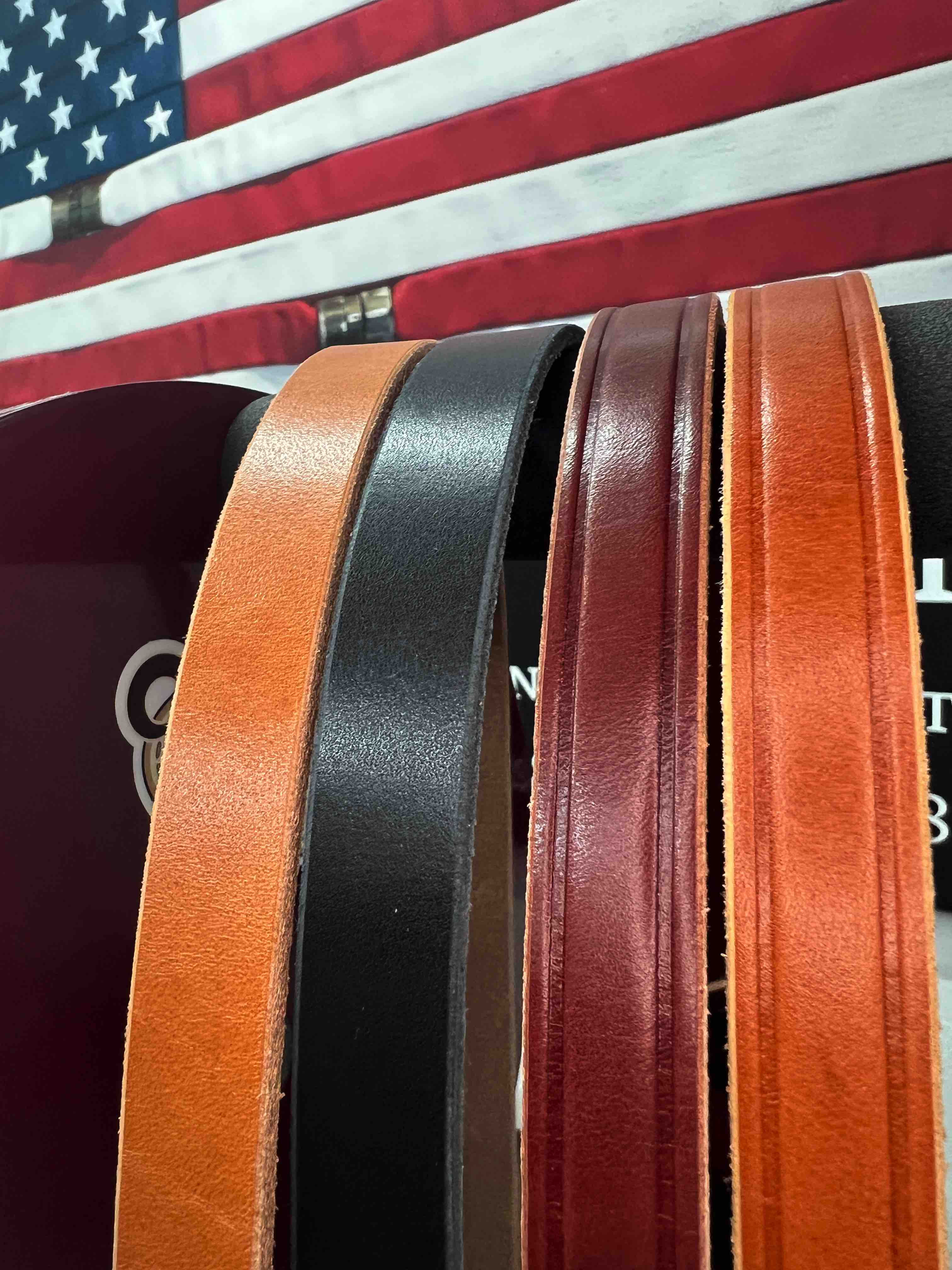 Leather Helmet Chin Strap w Quick Side Release