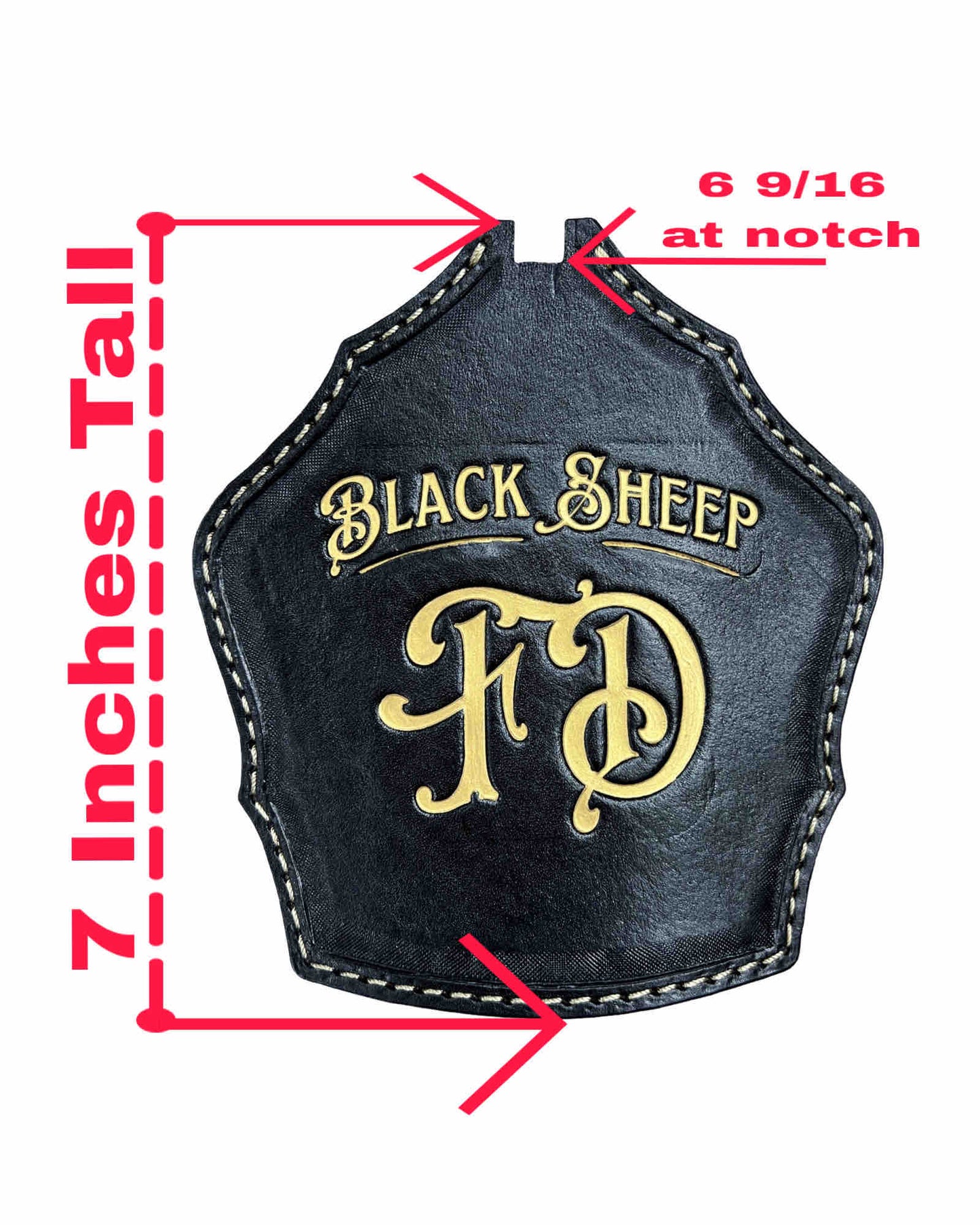 Solid Surface Traditional Helmet Shield - Black Sheep Cut