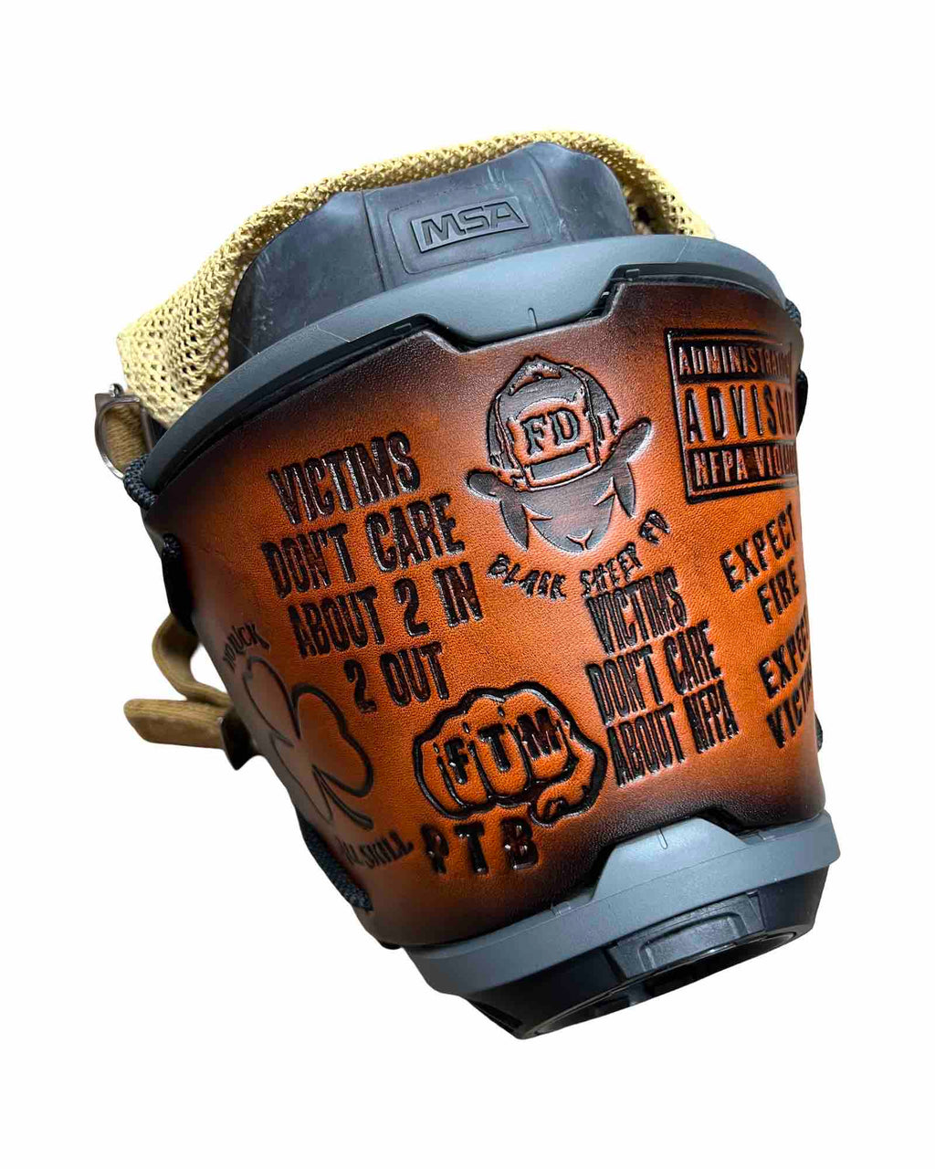 Black Sheep FD MSA G1 Lens Shield "Black Sheep Stamp Mash Up"