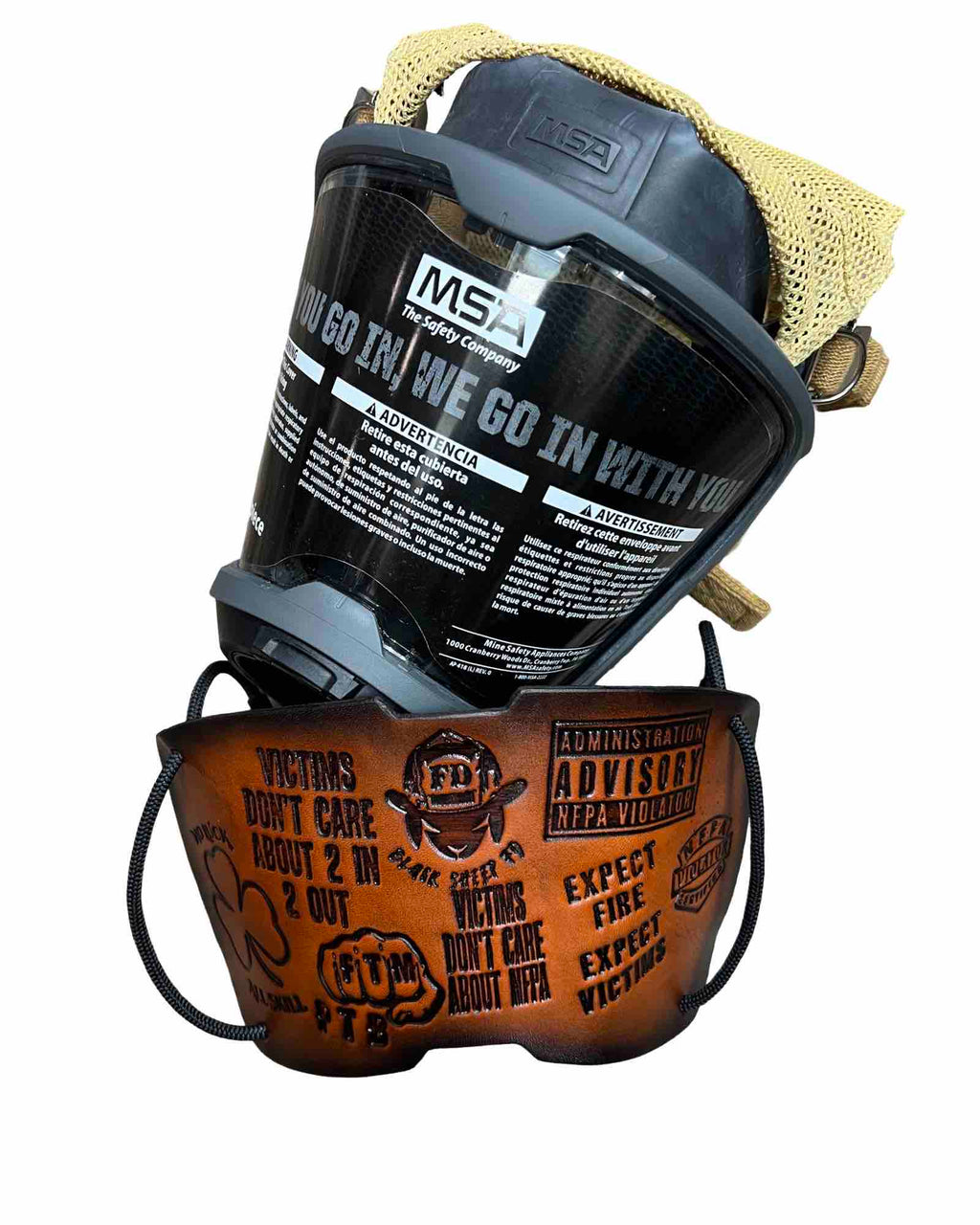 Black Sheep FD MSA G1 Lens Shield "Black Sheep Stamp Mash Up"