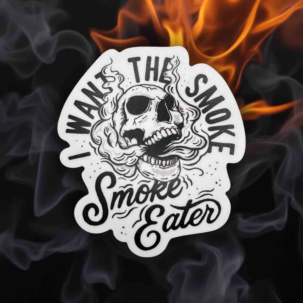 "Smoke Eater" Sticker