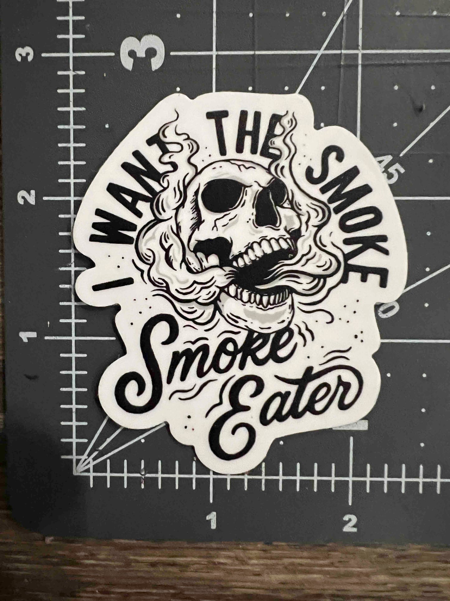 "Smoke Eater" Sticker