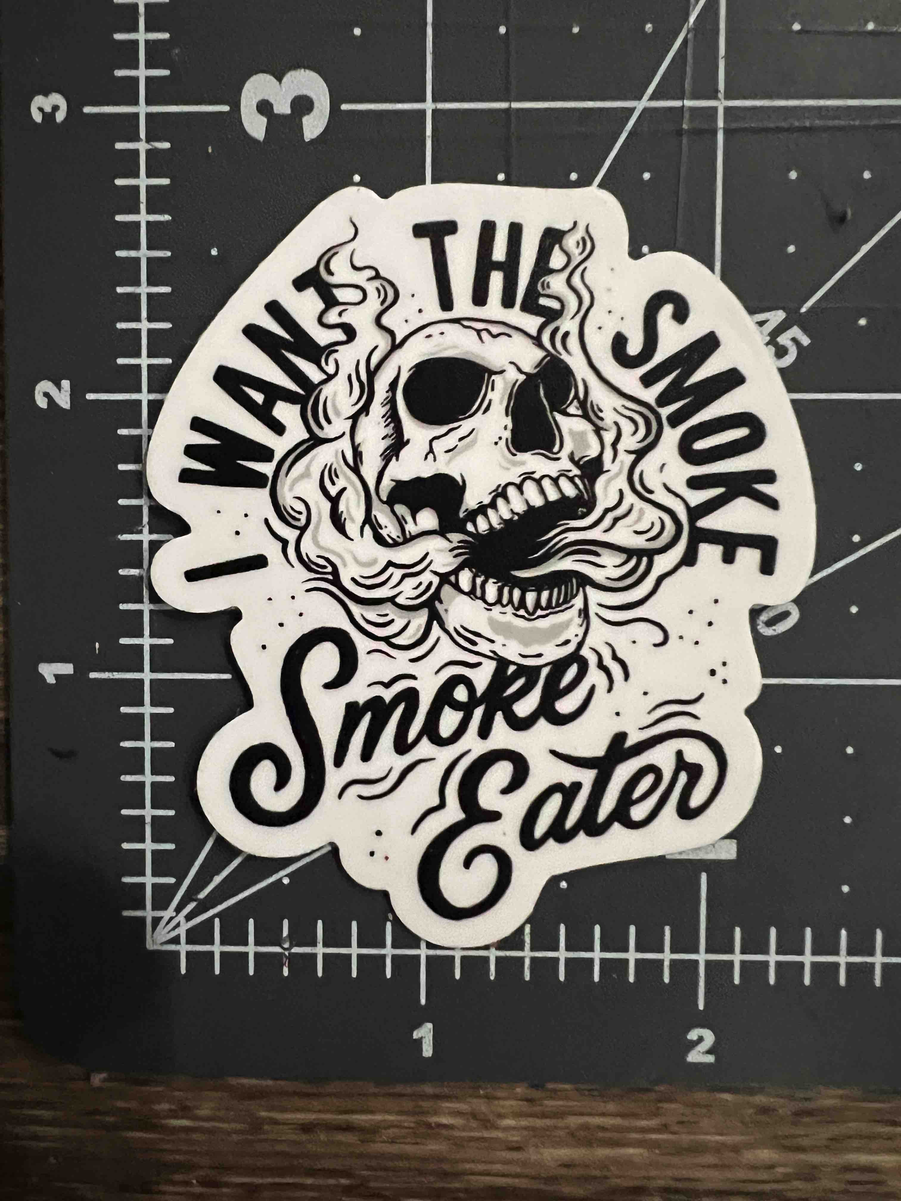 "Smoke Eater" Sticker