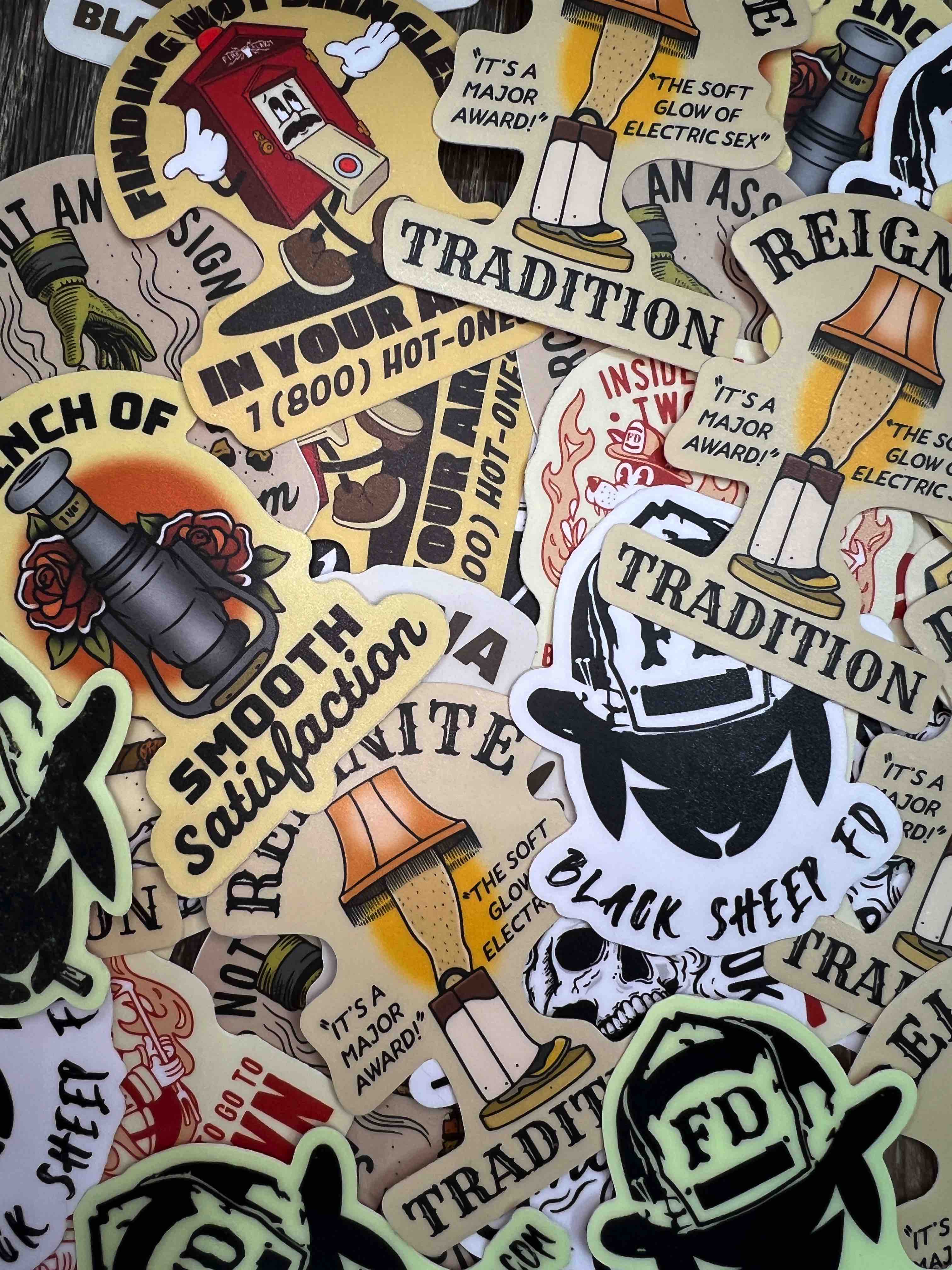 5 Sticker Random Selection Grab Bag