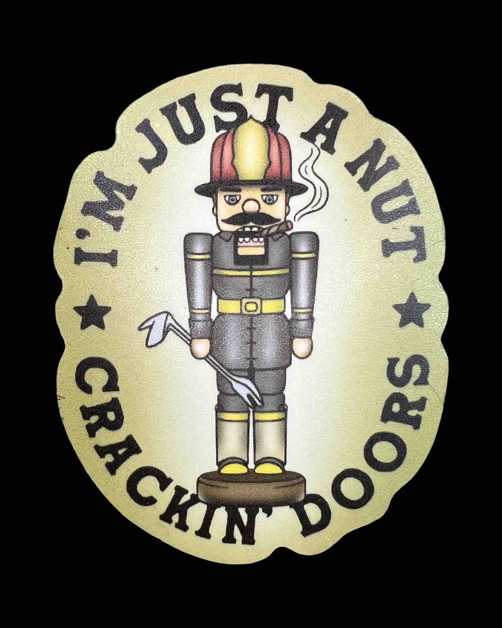 Crackin' Doors Sticker