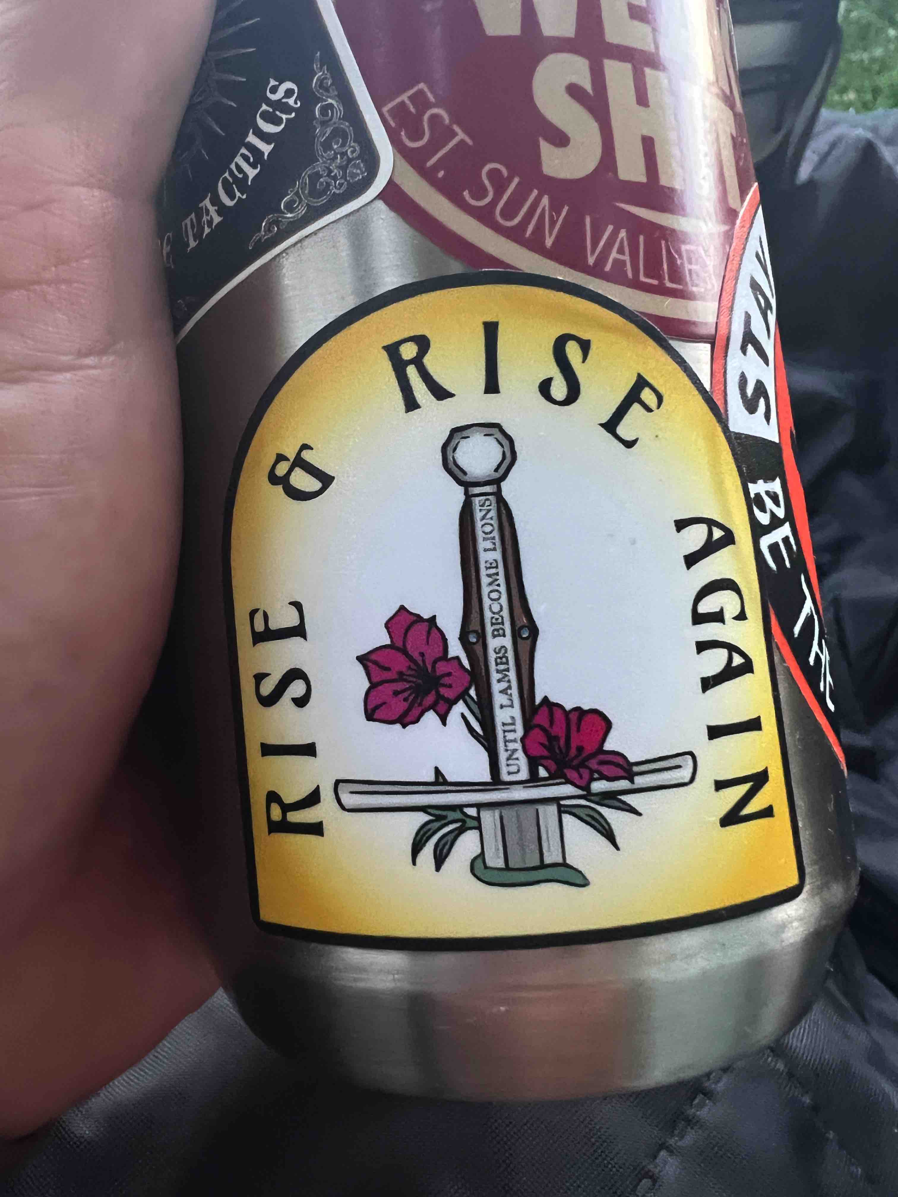 Rise & Rise Again Sticker – BLACK SHEEP FD