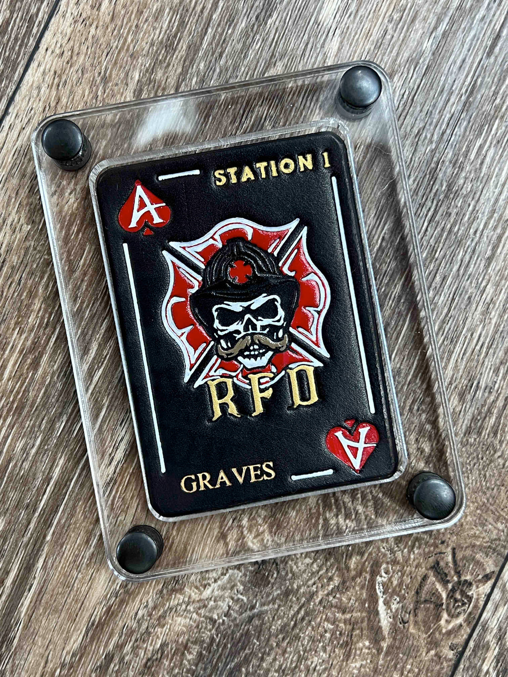 Helmet Card Display Case (SINGLE CARD)