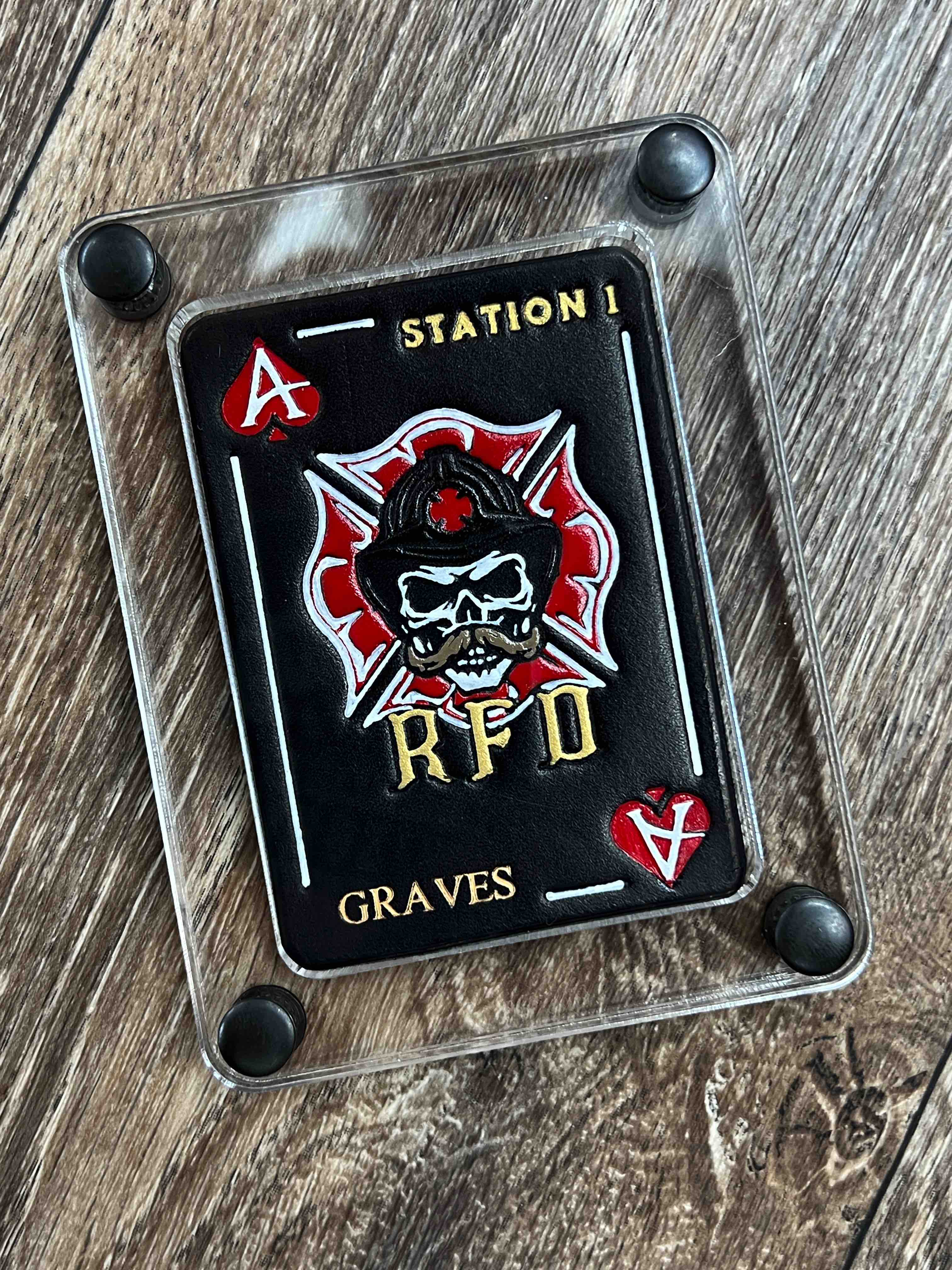 Helmet Card Display Case (SINGLE CARD)