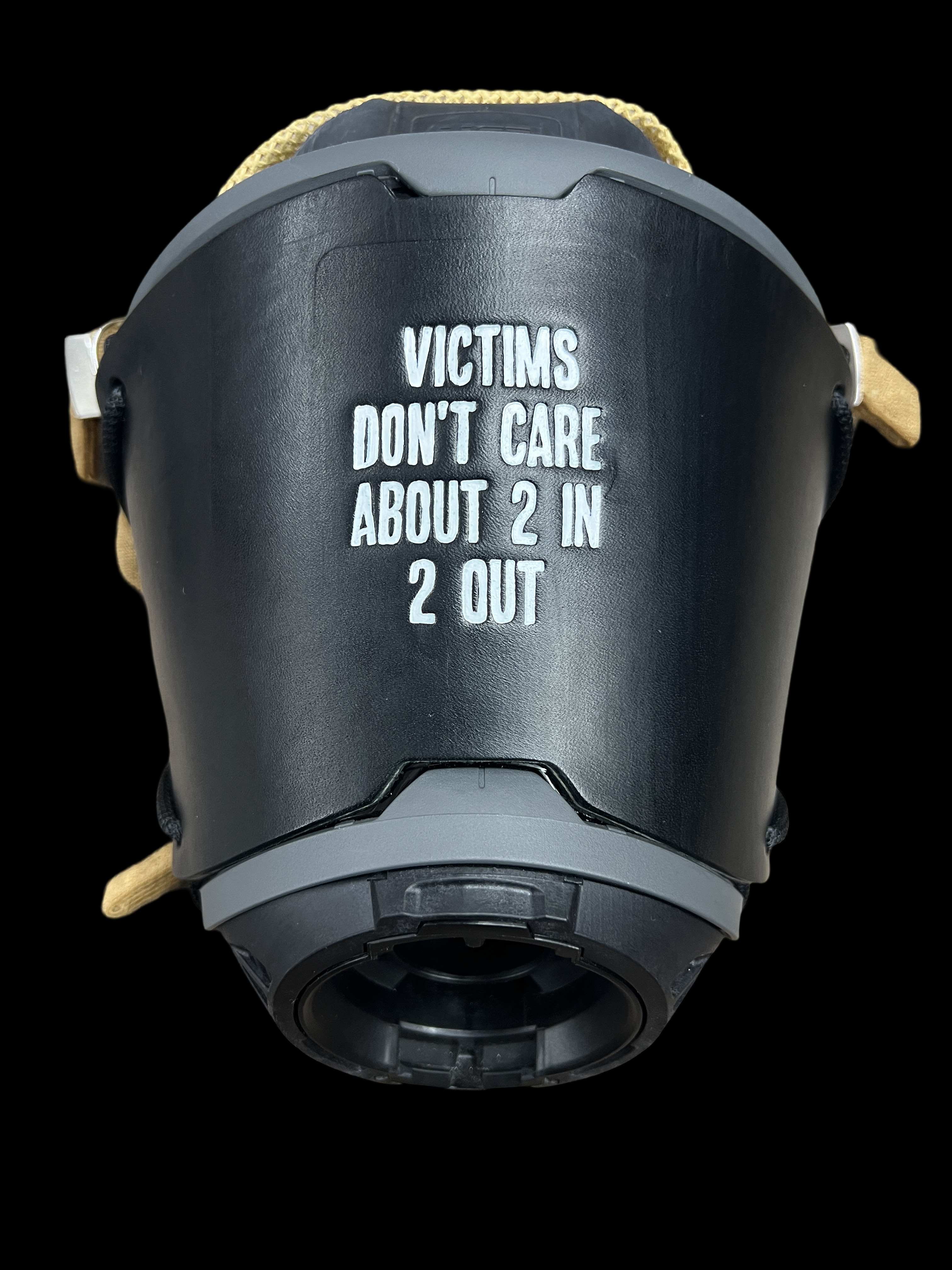 Victims Don't Care SCBA Lens Shield