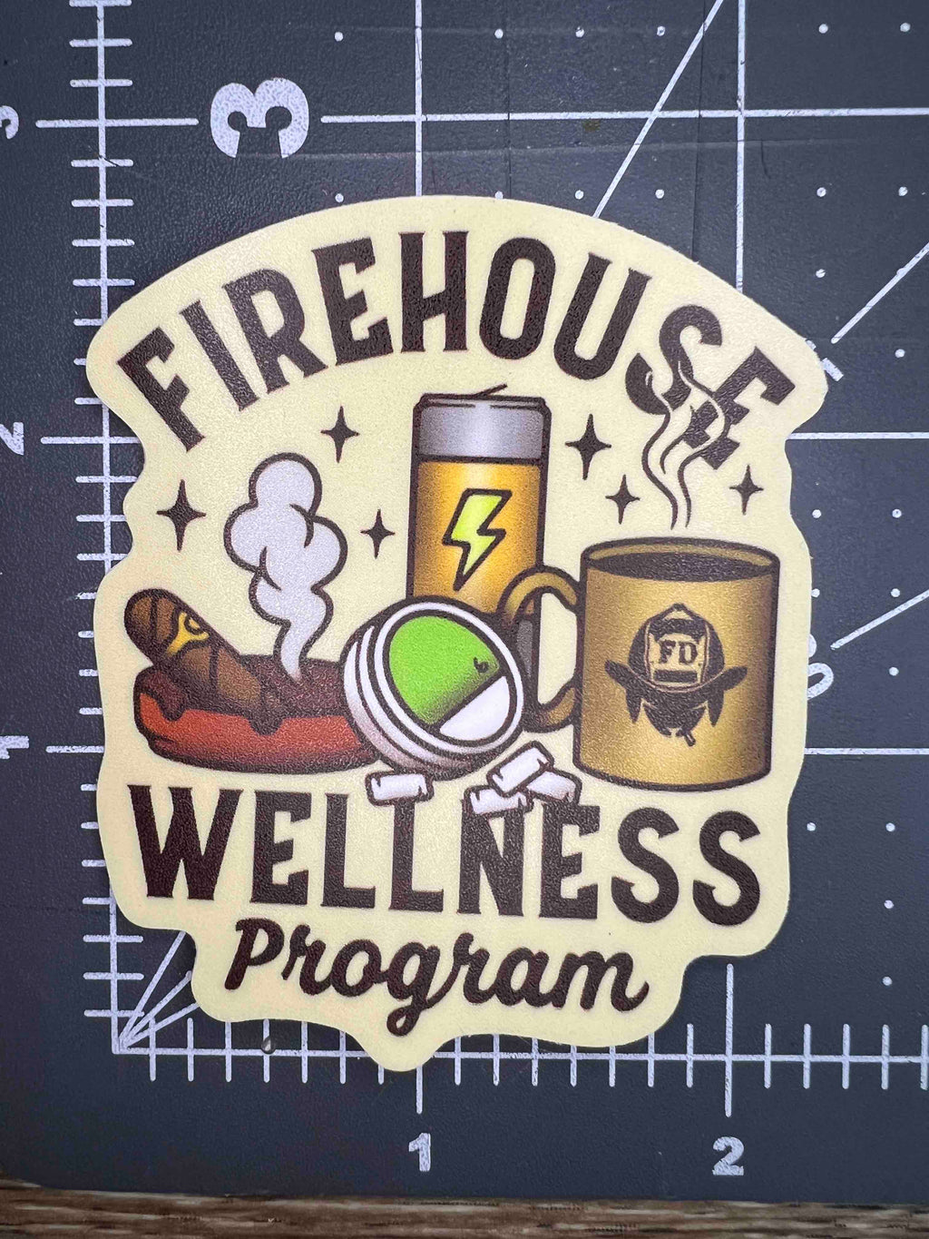 Firehouse Wellness Program Sticker