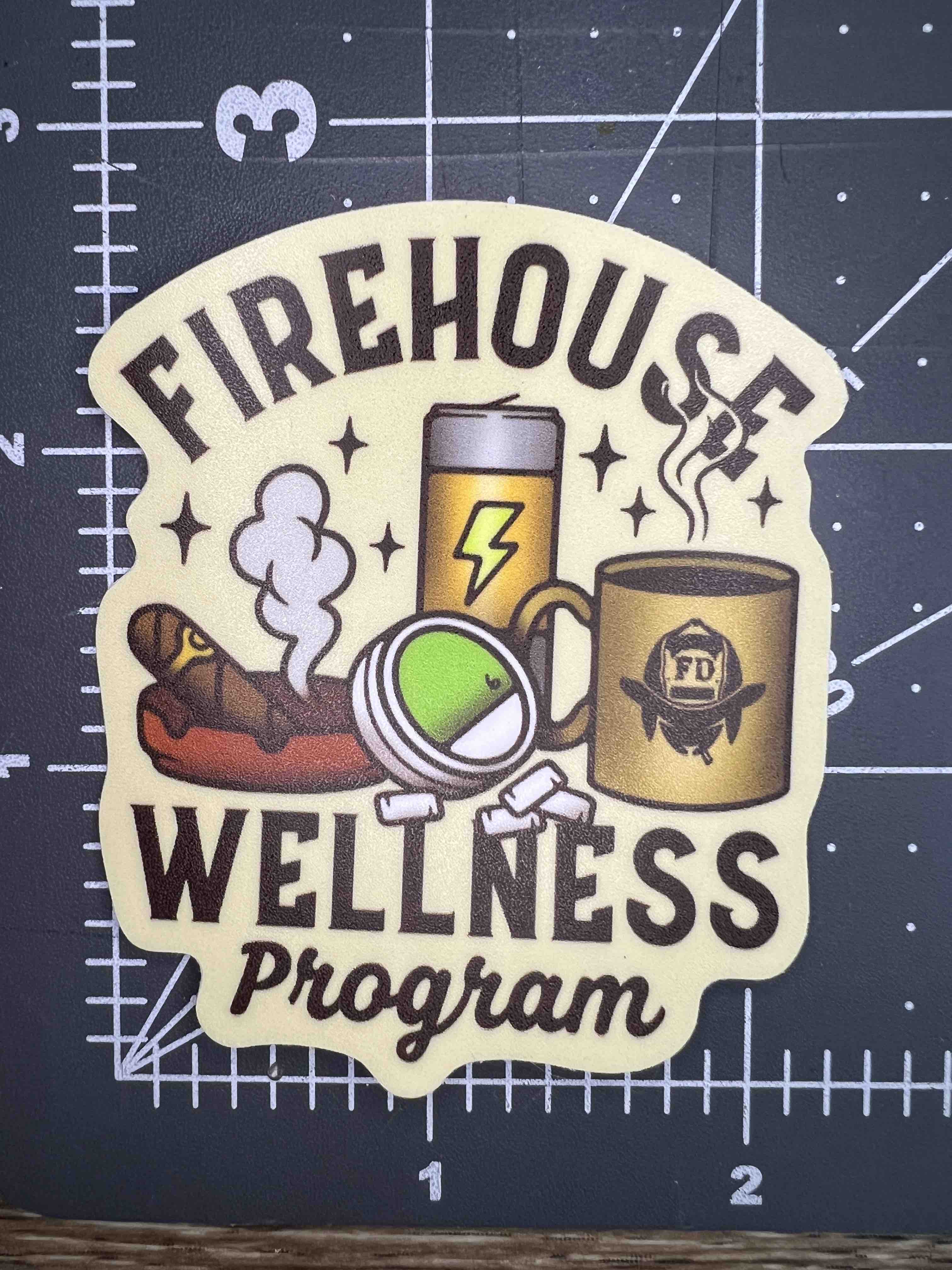 Firehouse Wellness Program Sticker