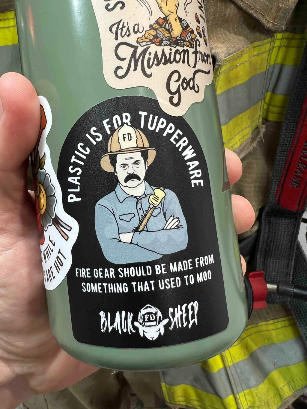 Plastic is For Tupperware Sticker