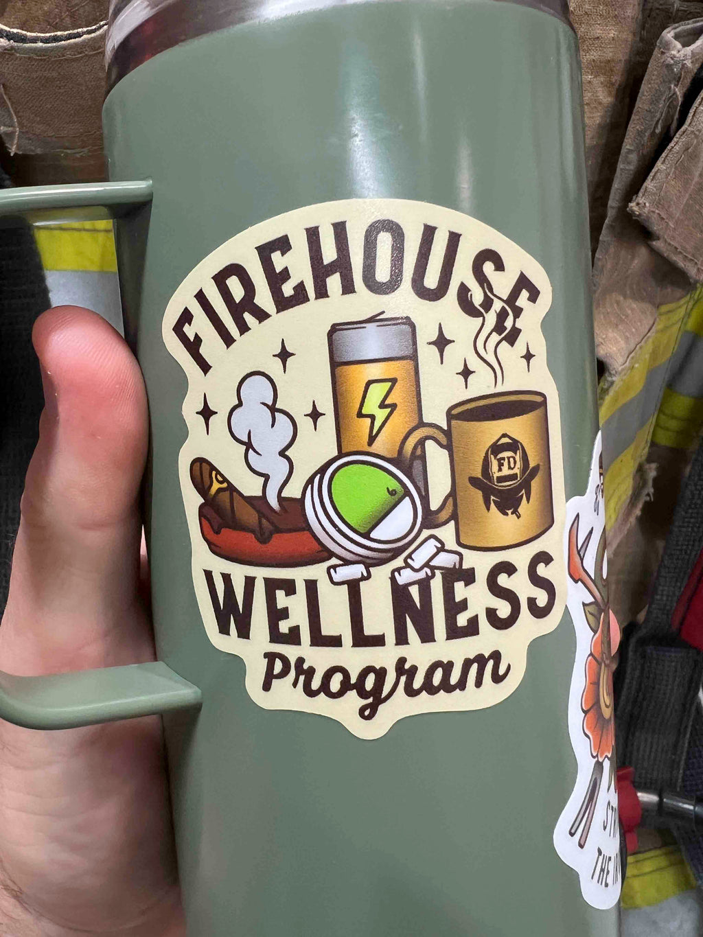 Firehouse Wellness Program Sticker
