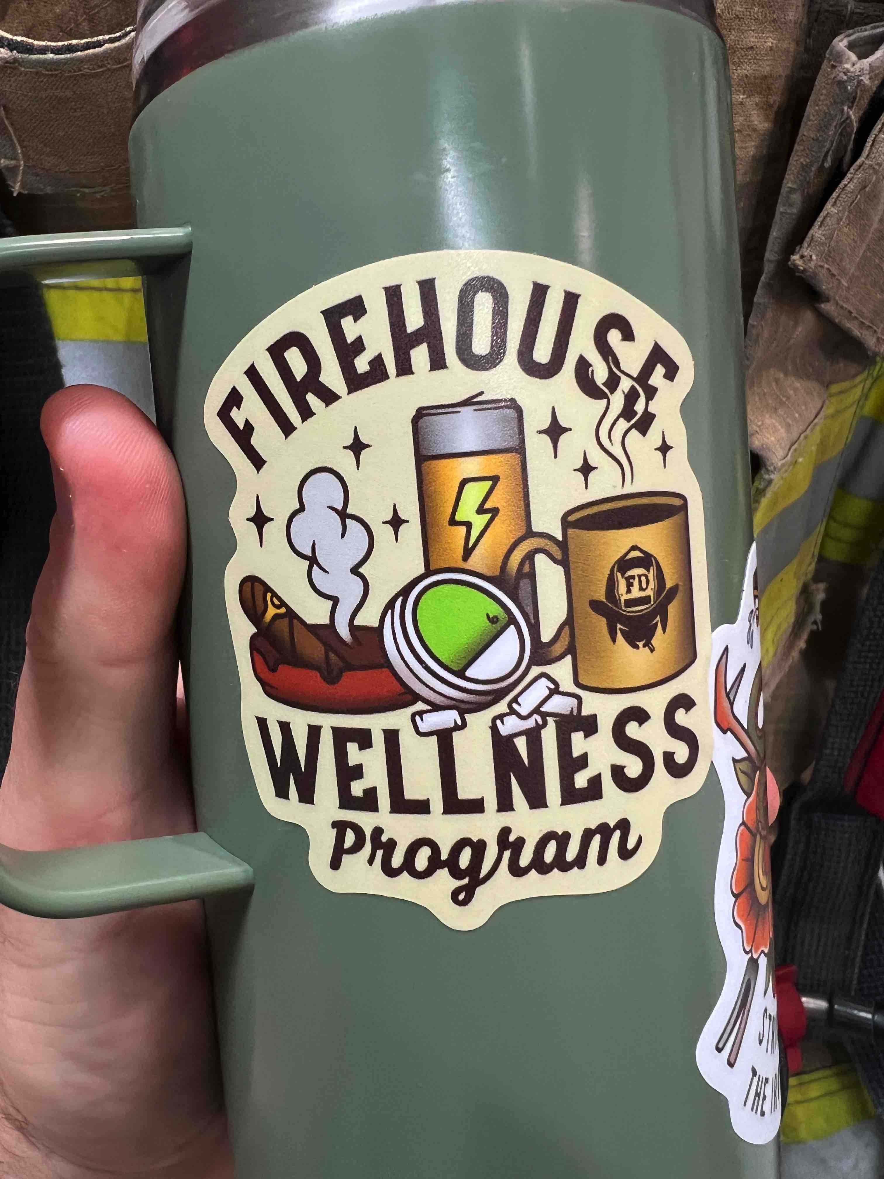 Firehouse Wellness Program Sticker