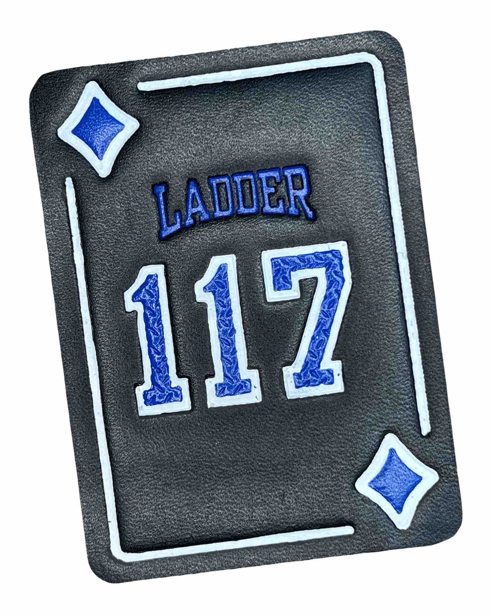 Custom Rig / Station Numbered Helmet Card