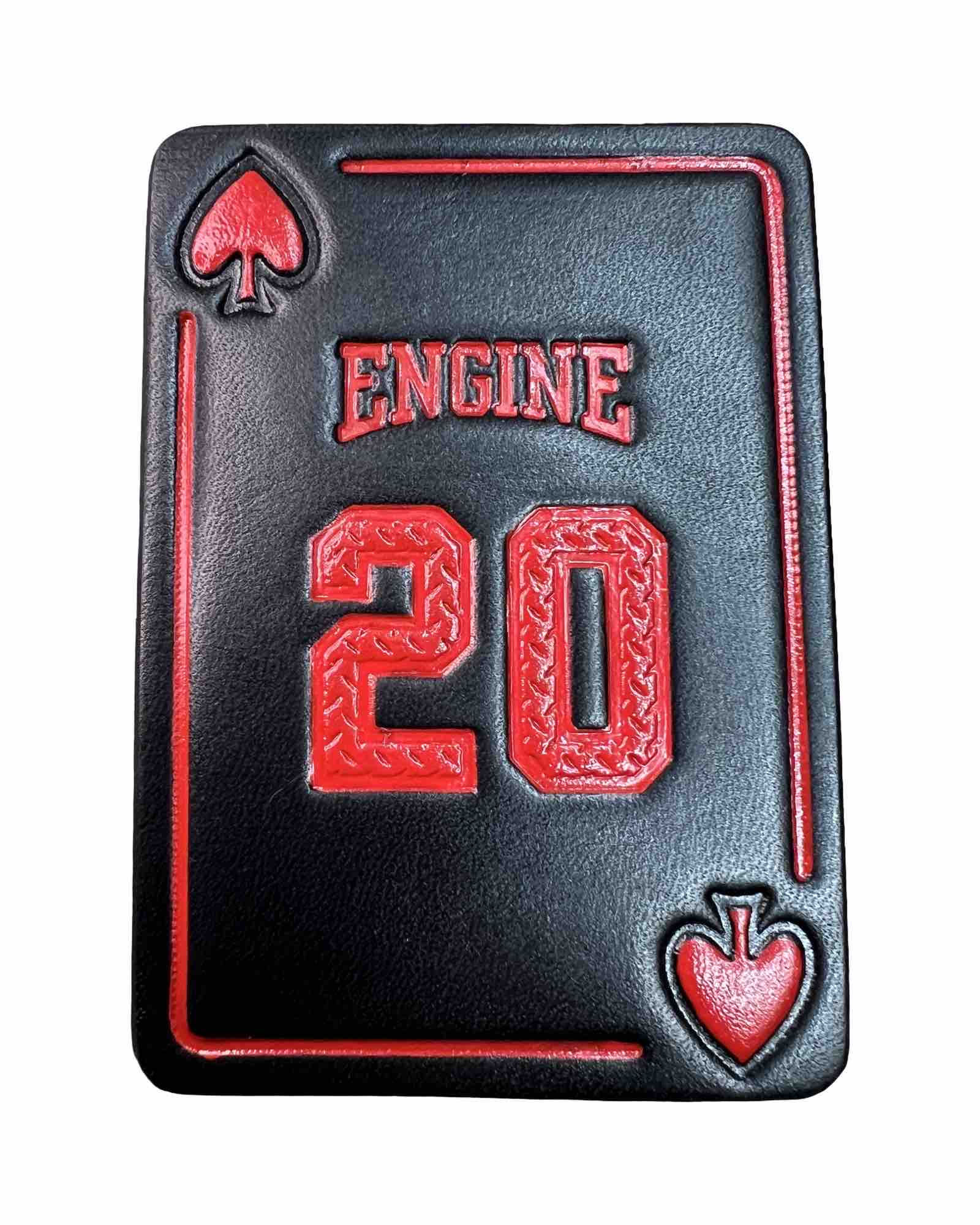 Custom Rig / Station Numbered Helmet Card
