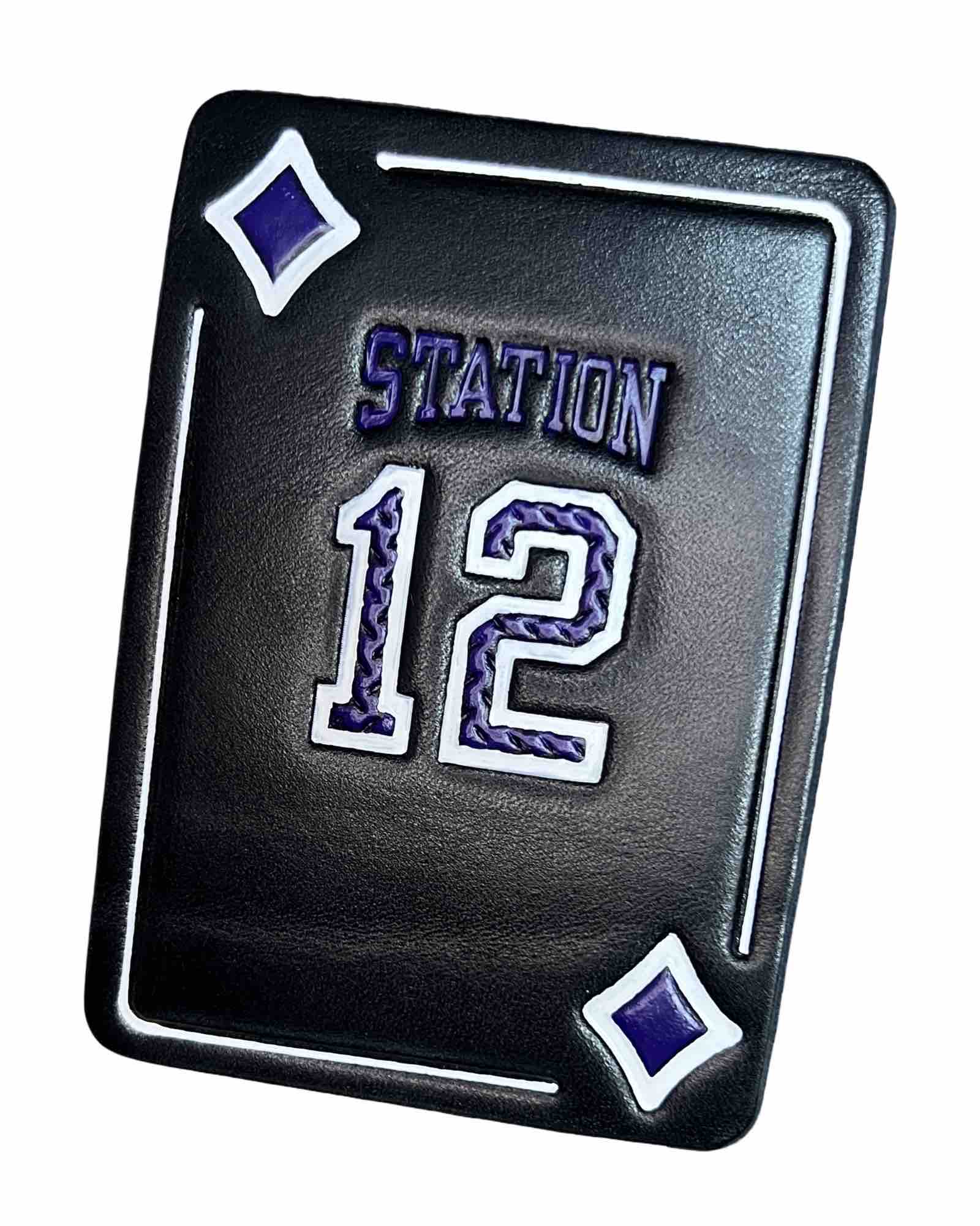 Custom Rig / Station Numbered Helmet Card