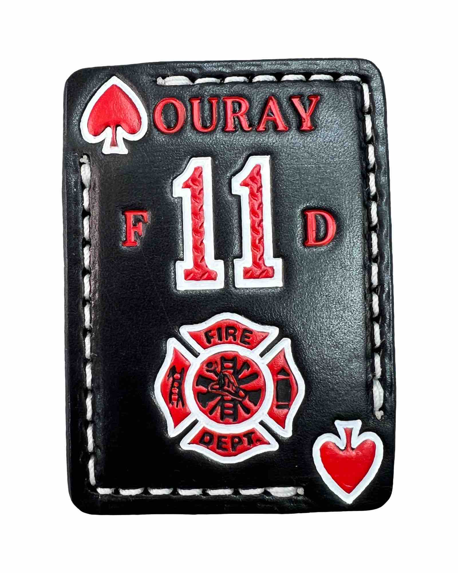 Custom Rig / Station Numbered DELUXE Helmet Card