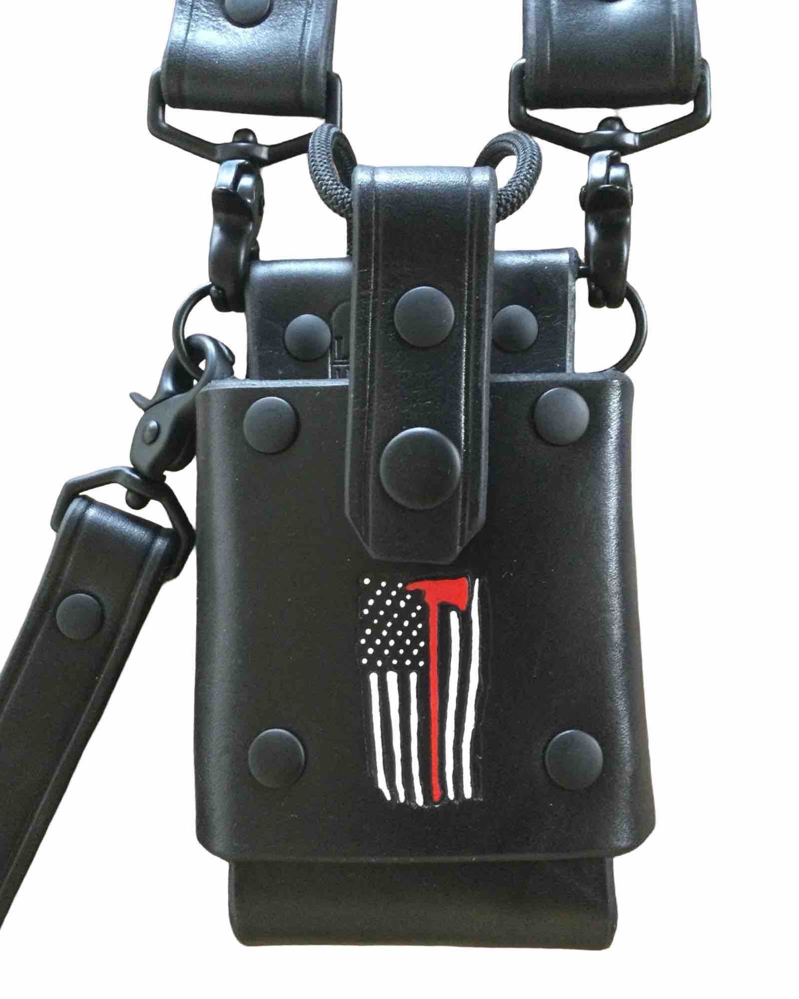 "Job Town" Grade Adjustable Radio Strap SET