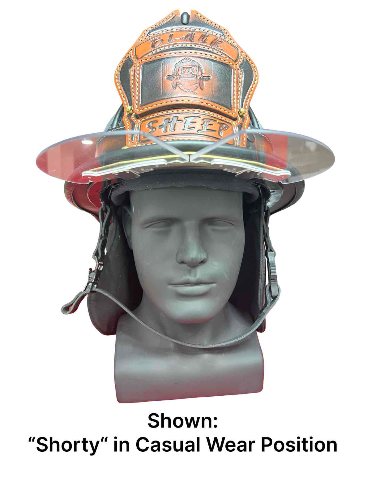 Latigo Leather Helmet Chin Strap with Quick Side Release