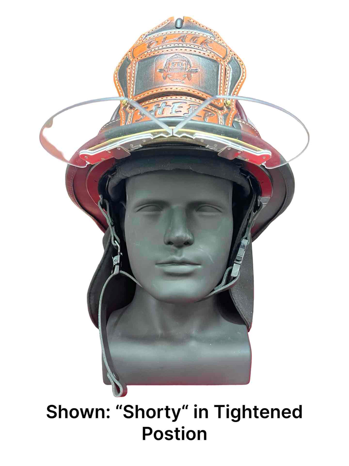 Latigo Leather Helmet Chin Strap with Quick Side Release
