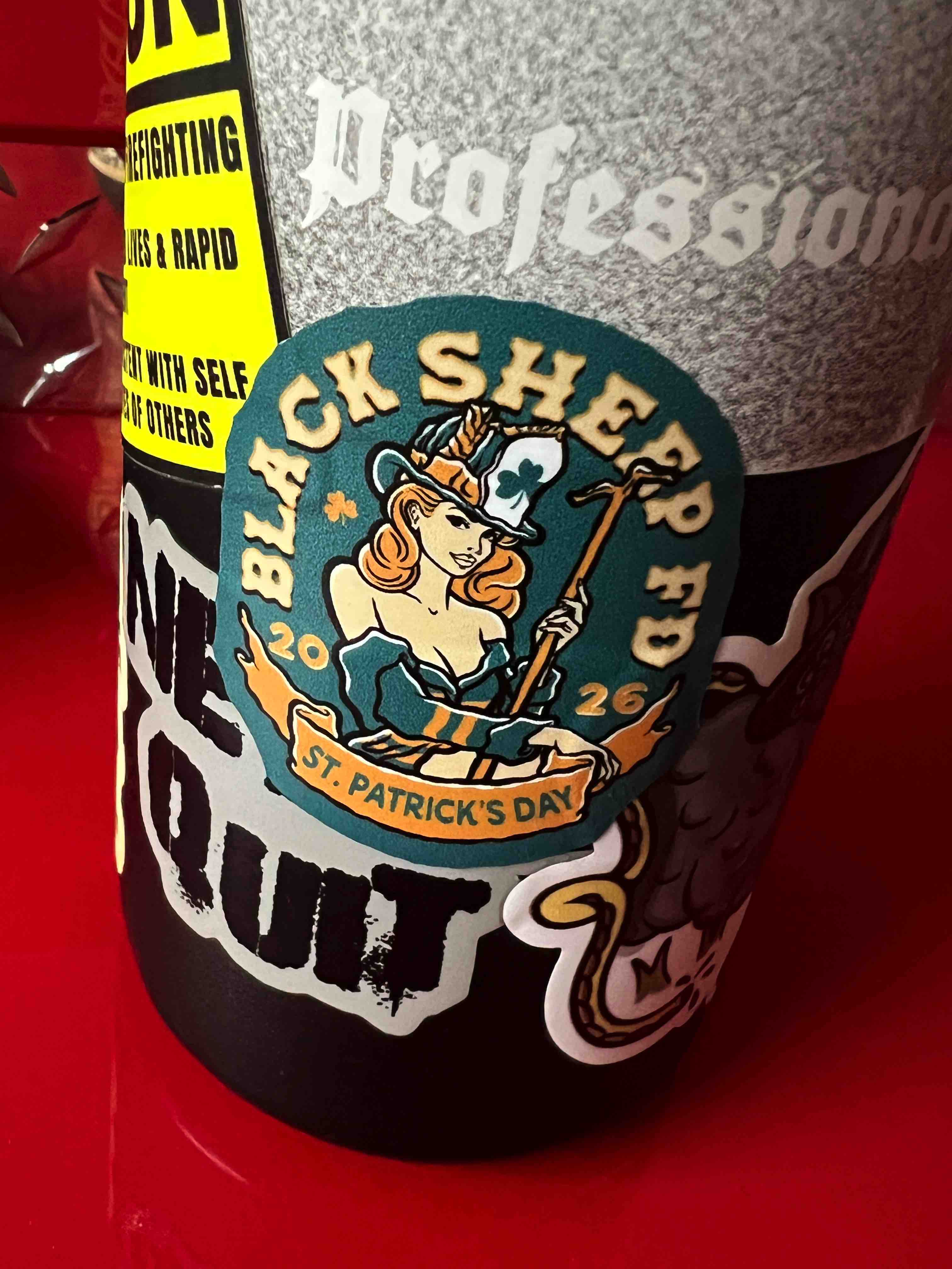 St. Patrick's Day Shamrock Girl Sticker