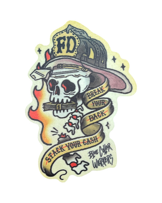 "Break Your Back / Stack Your Cash" Sticker
